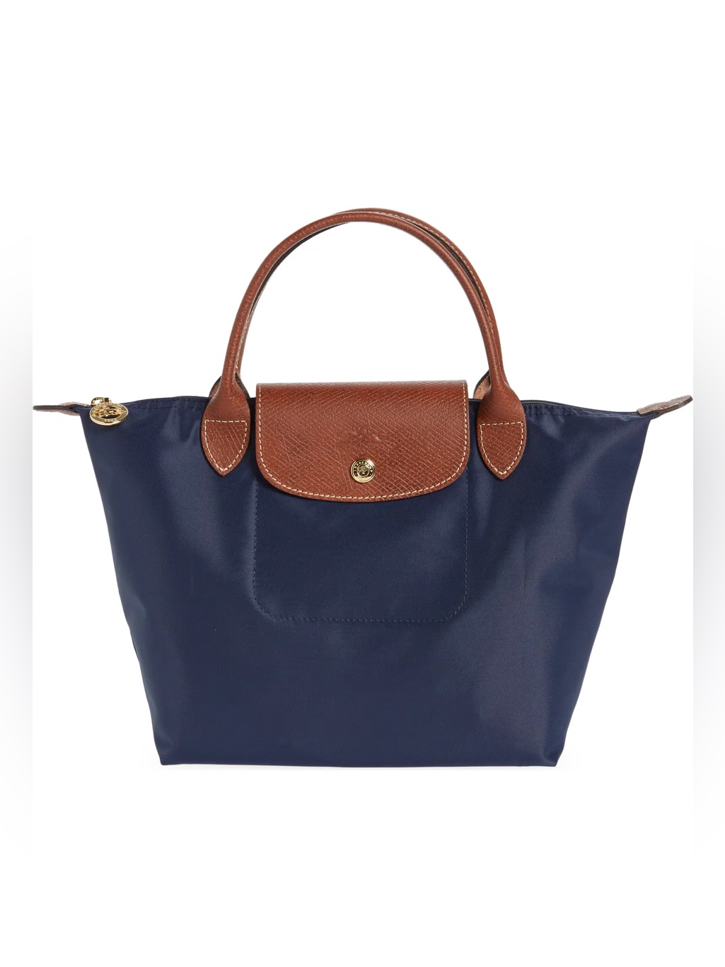 Longchamp Le Pliage Navy Blue Top Handle